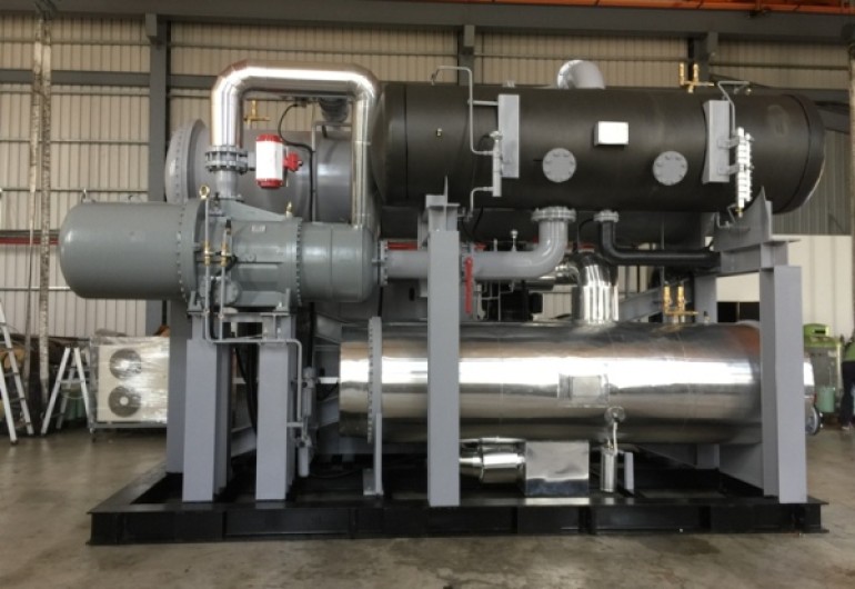 熱水餘熱回收機組202kW-中國上海