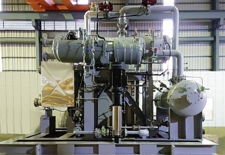 廢熱蒸氣回收發電   ORC機組 137kW-台灣台南