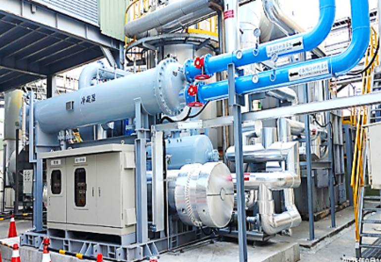 熱媒油餘熱回收發電機組222kW-台灣台南